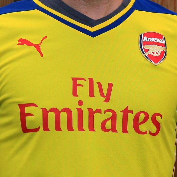 Arsenal Fly Emirates Puma Soccer Replica Dry Cell Jersey Mesut Özil #11 2014/15 - Picture 3 of 6